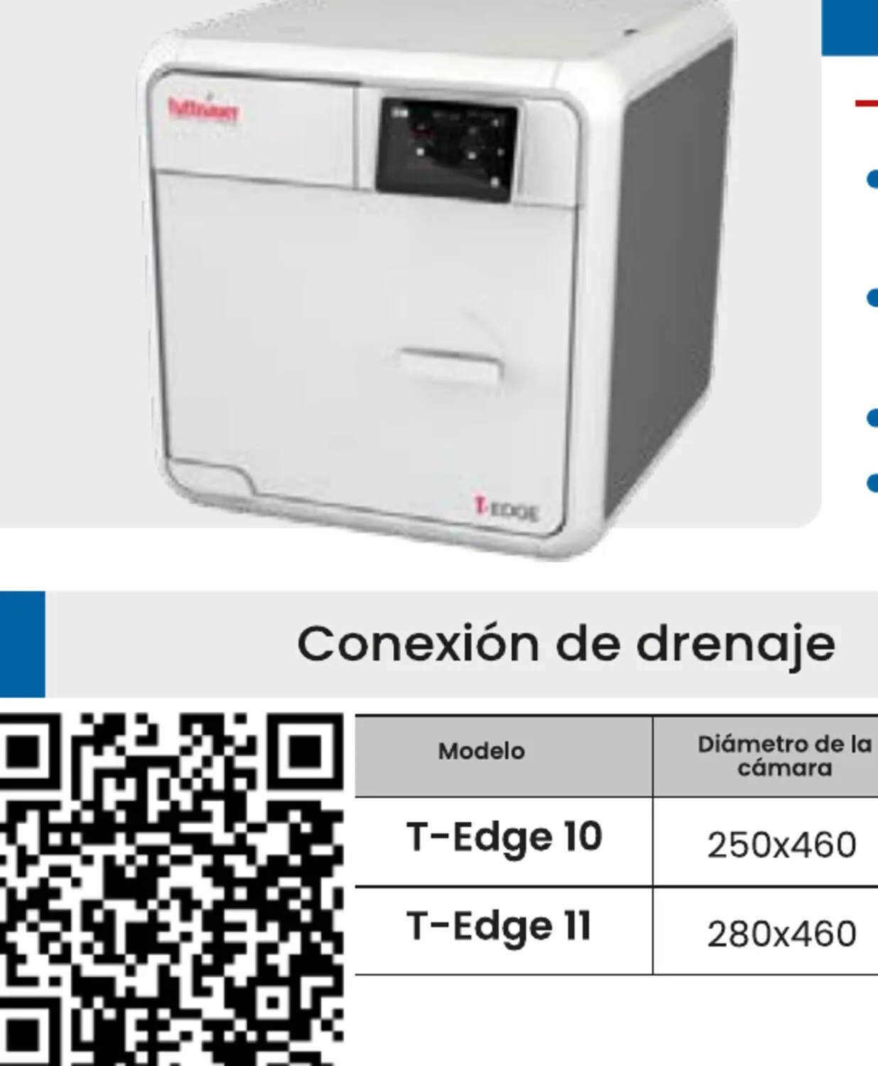 Autoclaves de Mesa Tuttnauer T-Edge